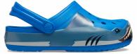  Kids Crocs Fun Lab Shark Band Clog Bright Cobalt