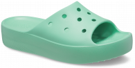 CROCS CLASSIC PLATFORM SLIDE Jade Stone