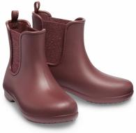 Women’s Crocs Freesail Metallic Chelsea Boot Metallic Burgundy