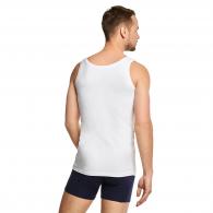 BAMBOO BASIC STEF SINGLET 2-pack OPTICAL WHITE