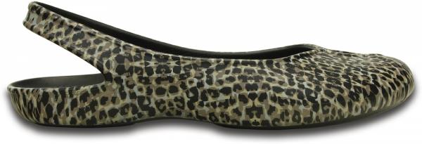  Crocs Olivia Ii Leopard Print Flat