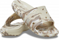 Crocs Classic Marbled Slide Bone/Multi