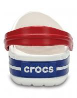 CROCS Crocband  White / Blue Jean