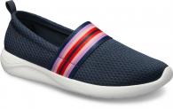 Crocs Literide Mesh Slip On Women Navy Colorblock / Navy