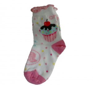 Crocs Socks Girls-Cupcake